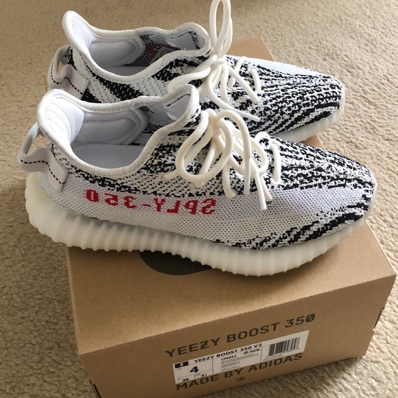 Adidas Yeezy Boost 350 Zebra Shoes Sneakers - Picture 6 of 12